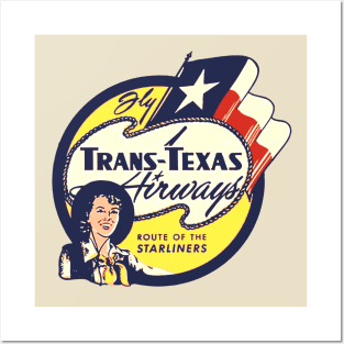 Trans-Texas Airways Posters and Art